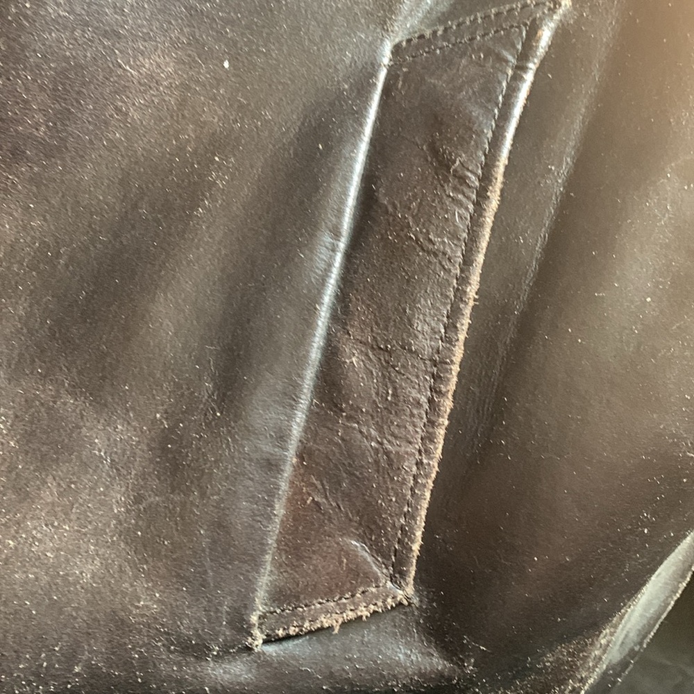 Thinsulate GENUINE LEATHER heavy jacket fully lined vintage 80’s - Picture 12 of 16